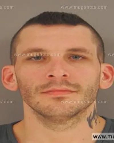 Booking photo of Christopher Colin Fritts, Anderson County, Apr 28, 2015