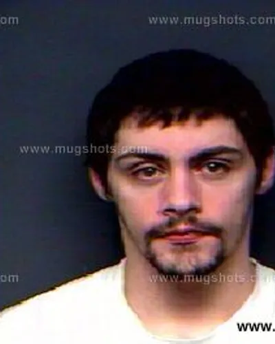 Booking photo of Dustin Boshears, Anderson County, Nov 19, 2012