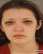 Booking photo of Amber Nicole Paysinger, Anderson County, Feb 14, 2015