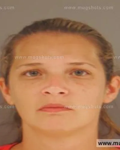 Booking photo of Amber Paysinger, Anderson County, Aug 1, 2015