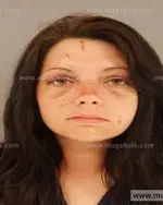 Booking photo of Gladys Carrie Lynn Budrow, Anderson County, May 10, 2014