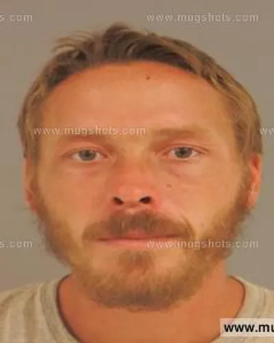 Booking photo of Derick Melhus, Anderson County, Sep 19, 2015