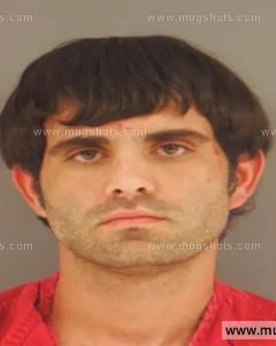 Booking photo of Derek Cox, Anderson County, Sep 29, 2015