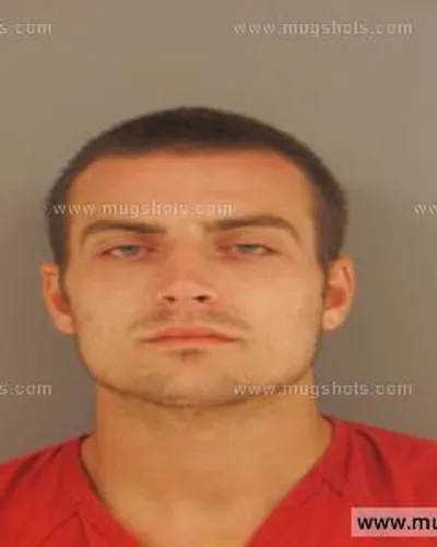 Booking photo of Blake Wayne Newton, Anderson County, Aug 3, 2015