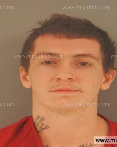 Booking photo of Cody Ray Mashburn, Anderson County, Nov 7, 2015