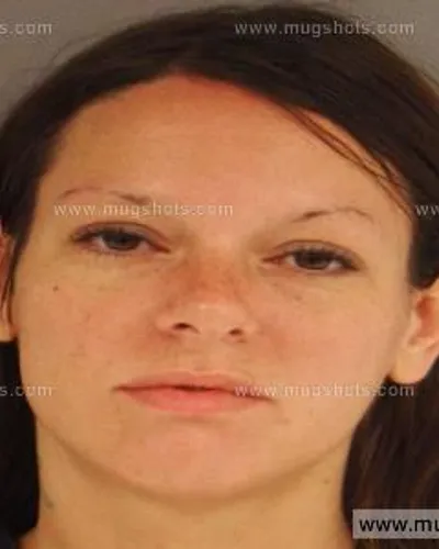 Booking photo of Angela Hope Obaugh, Anderson County, Aug 4, 2014