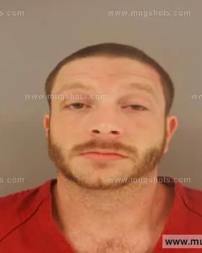 Booking photo of Dustin Rutherford, Anderson County, Sep 18, 2014