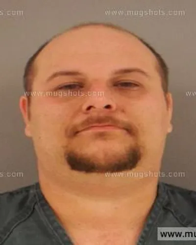 Booking photo of Cory Adcock, Anderson County, Jan 2, 2015