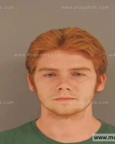 Booking photo of Garrett Purnell, Anderson County, Aug 15, 2015