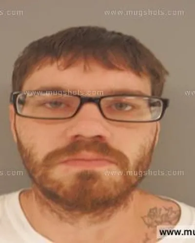 Booking photo of Justin Trent Marlow, Anderson County, May 31, 2015