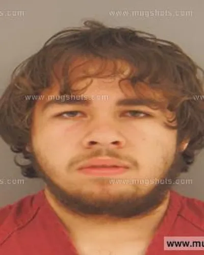 Booking photo of Brandon Baez, Anderson County, Aug 9, 2015