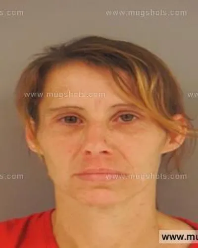 Booking photo of Christine Carden, Anderson County, Aug 31, 2015