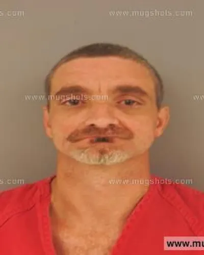 Booking photo of Otis Kevin Aslinger, Anderson County, Aug 31, 2015