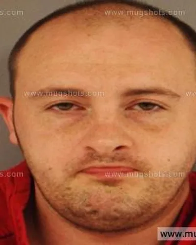 Booking photo of Dustin Eugene Disney, Anderson County, Jun 23, 2014