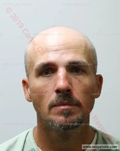 Booking photo of Christopher Lash, Carter County, Oct 17, 2019