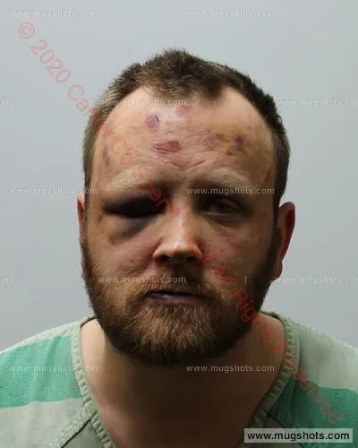 Booking photo of Justin Len Williams, Carter County, Jan 6, 2020