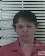 Booking photo of April Beth Greer, Carter County, May 6, 2013