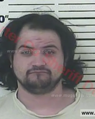 Booking photo of Zachariah Thornton, Carter County, Feb 8, 2017