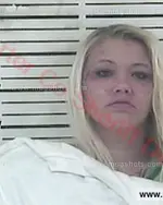 Booking photo of Tiffany Brooke Grindstaff, Carter County, Oct 7, 2017