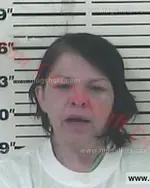 Booking photo of April Beth Greer, Carter County, Jan 16, 2018