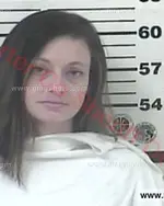 Booking photo of Ashley Strahan Leonard, Carter County, Jan 13, 2018