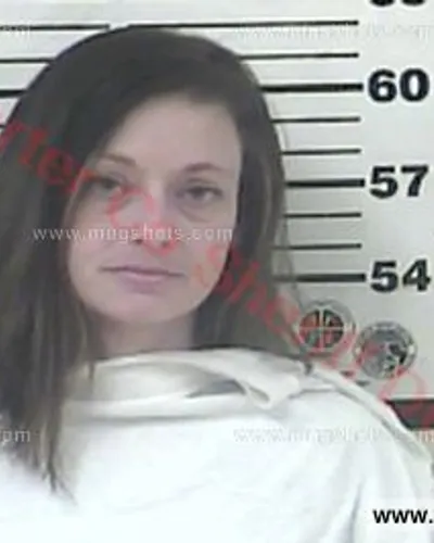 Booking photo of Ashley Strahan Leonard, Carter County, Jan 13, 2018