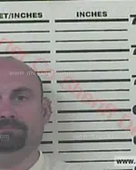 Booking photo of Clay Evan Hardin, Carter County, Jul 1, 2016