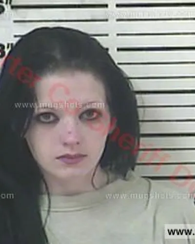 Booking photo of Katherine Dickerson, Carter County, May 7, 2017