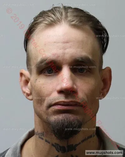 Booking photo of Calvin Honeycutt, Carter County, May 3, 2019