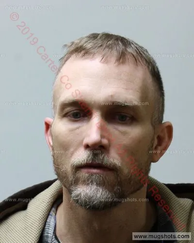 Booking photo of William Koenig, Carter County, Jan 9, 2019