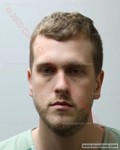 Booking photo of Joshua Milsaps, Carter County, Feb 16, 2020