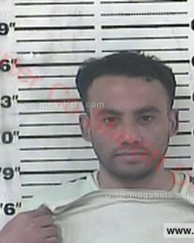 Booking photo of Osama Marrero, Carter County, May 30, 2018