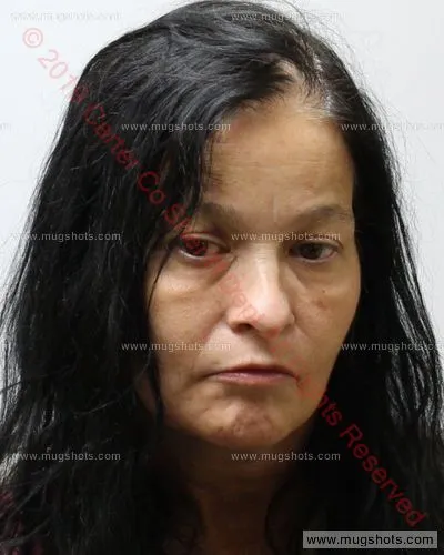 Booking photo of Onda Lea Wilson, Carter County, Oct 18, 2019