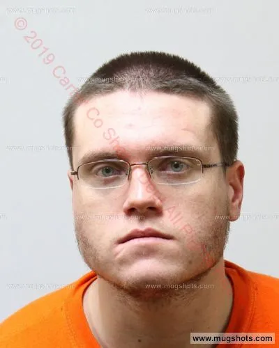 Booking photo of Tyler Taylor, Carter County, Feb 8, 2019