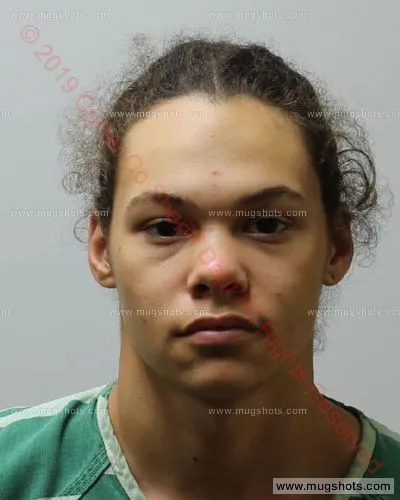 Booking photo of Tajoun Thomas, Carter County, Oct 28, 2019