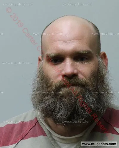 Booking photo of Dustin Bentley, Carter County, Sep 28, 2019