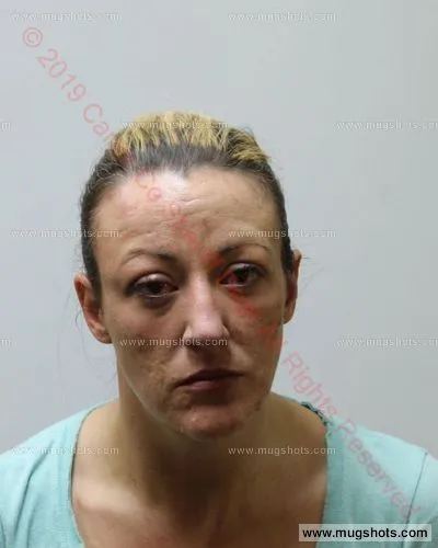 Booking photo of Andrea Jo Cox, Carter County, Feb 10, 2019