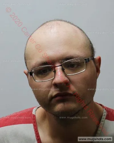 Booking photo of Daniel Lee Hansford, Carter County, Jan 2, 2020