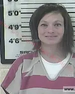 Booking photo of Ashley Strahan Leonard, Carter County, Nov 29, 2018