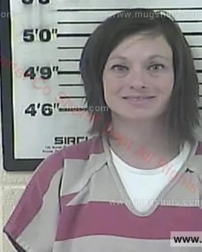 Booking photo of Ashley Strahan Leonard, Carter County, Nov 29, 2018