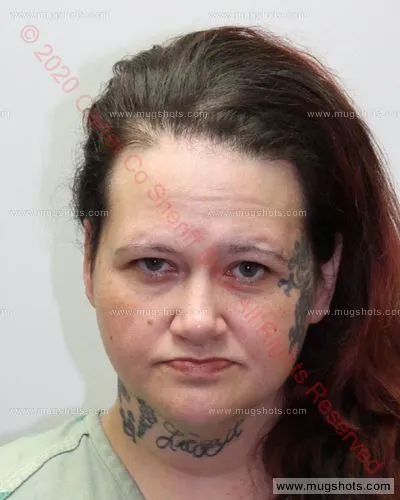 Booking photo of Tina Burton, Carter County, May 28, 2020