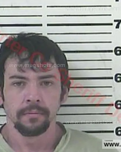 Booking photo of Aaron Benjamin Keever, Carter County, Dec 29, 2017