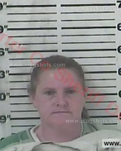 Booking photo of April Lawson Campbell, Carter County, May 24, 2018