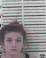 Booking photo of Sierra Lee Puckett, Carter County, Oct 16, 2015