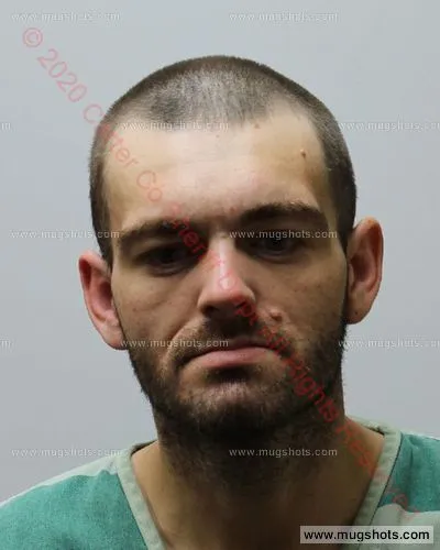 Booking photo of Thomas Everett Cowan, Carter County, Feb 16, 2020