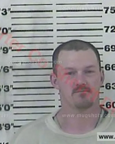 Booking photo of Kevin Lynn Stover Jr., Carter County, May 19, 2018