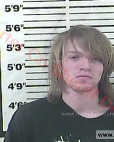 Booking photo of Tyler Sluder, Carter County, Feb 4, 2016