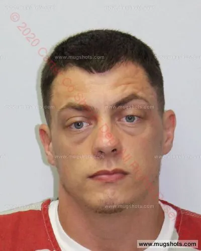 Booking photo of Nathan Whitehead, Carter County, Jun 14, 2020