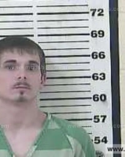 Booking photo of Dustin Elijah James, Carter County, Mar 16, 2015