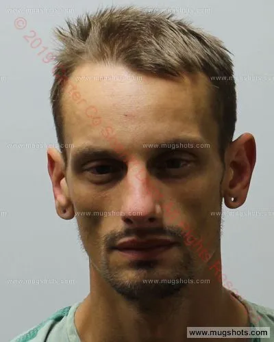 Booking photo of Christopher Steinat, Carter County, Oct 19, 2019